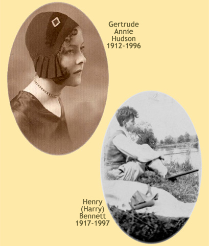 Gertrude Annie Hudson and Henry (Harry) Bennett